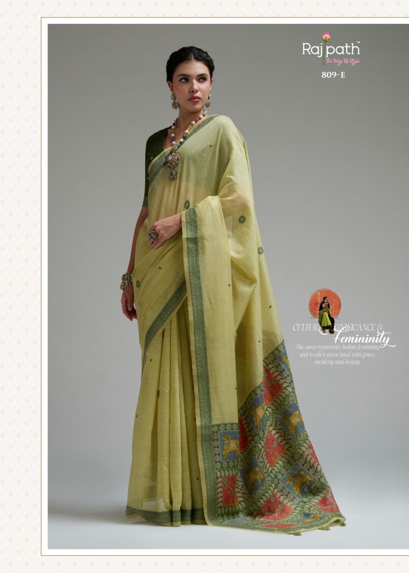 Jamdani Cotton Vol 4 By Rajpath Jamdani Cotton Printed Saree